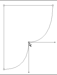 4: move corner control point up and inward