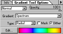 Gradient tool