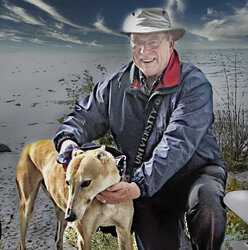 Jeff with Rufus, October 2014.jpg