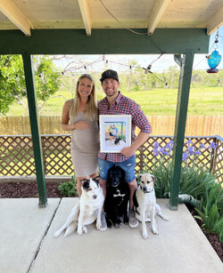 PreggarsWifeAndHubbyWithDogs.jpg